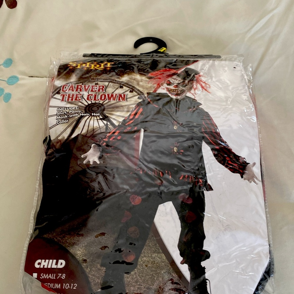 Kids Carver the clown Halloween costume
